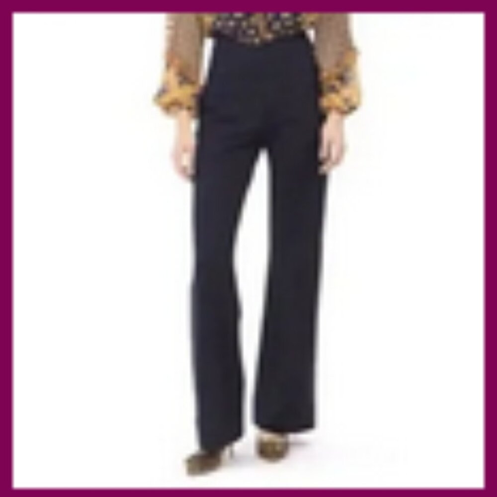 NWOT Size 6 Long CABI ‘Coco Trouser’ High-Rise Wide Leg Pants Style #3920R